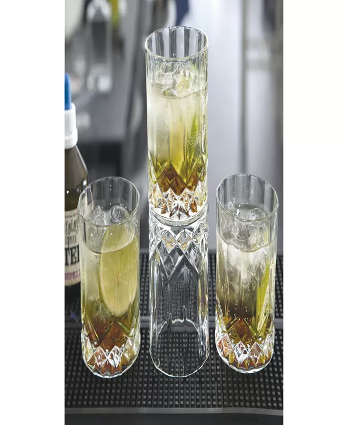 Lorren Home Trends Opera Crystal High Ball Set of 6