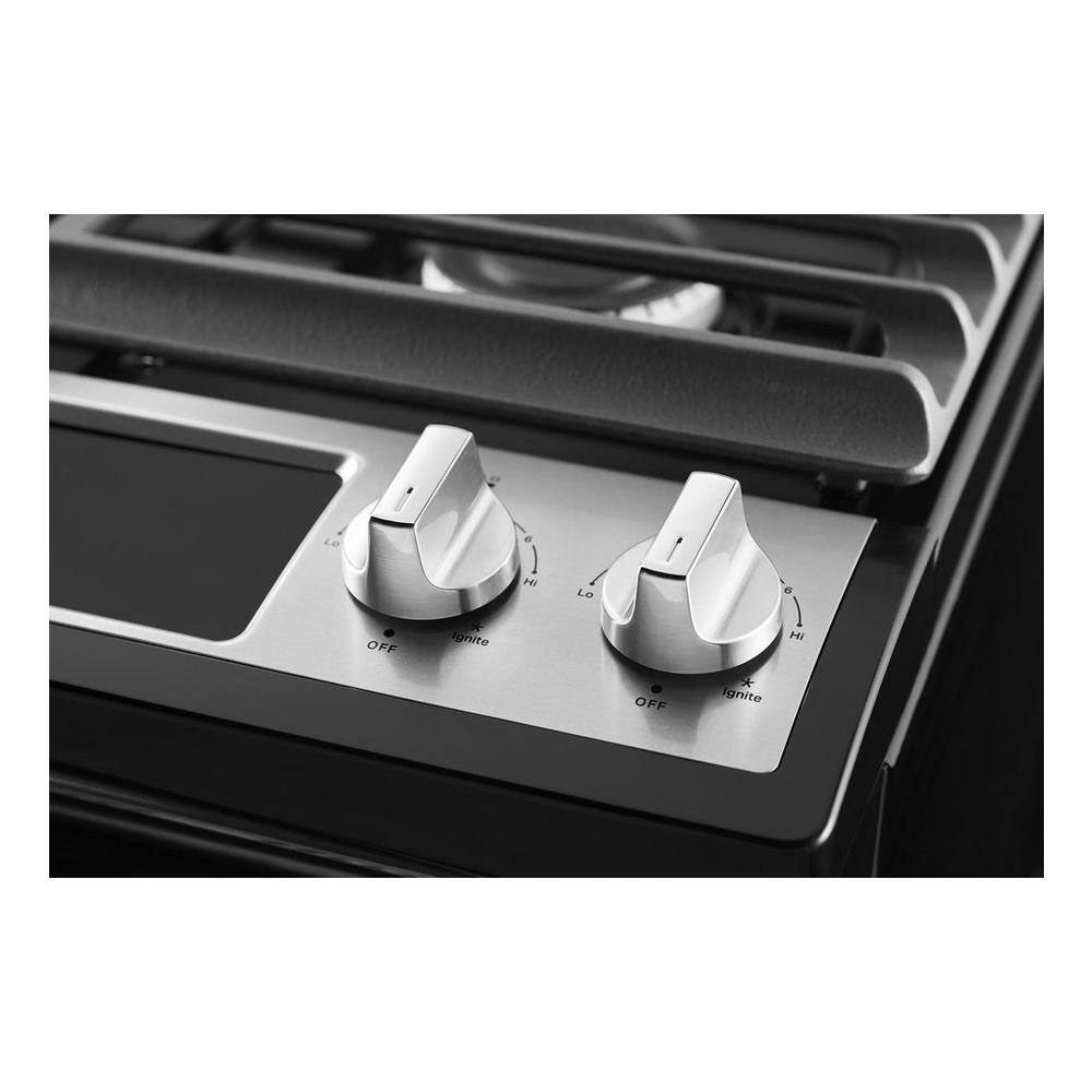 Whirlpool 30 in. 5.0 cu.ft. Gas Range with Self-Cleaning Oven in Stainless Steel WEG515S0LS