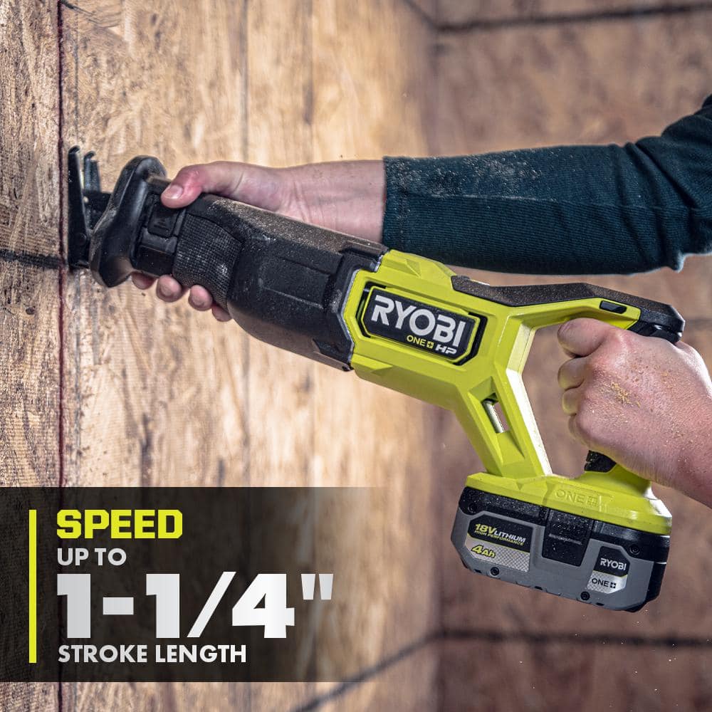 RYOBI ONE+ 18V Cordless Brushless HP 6-Tool Combo Kit PBLCK106K2