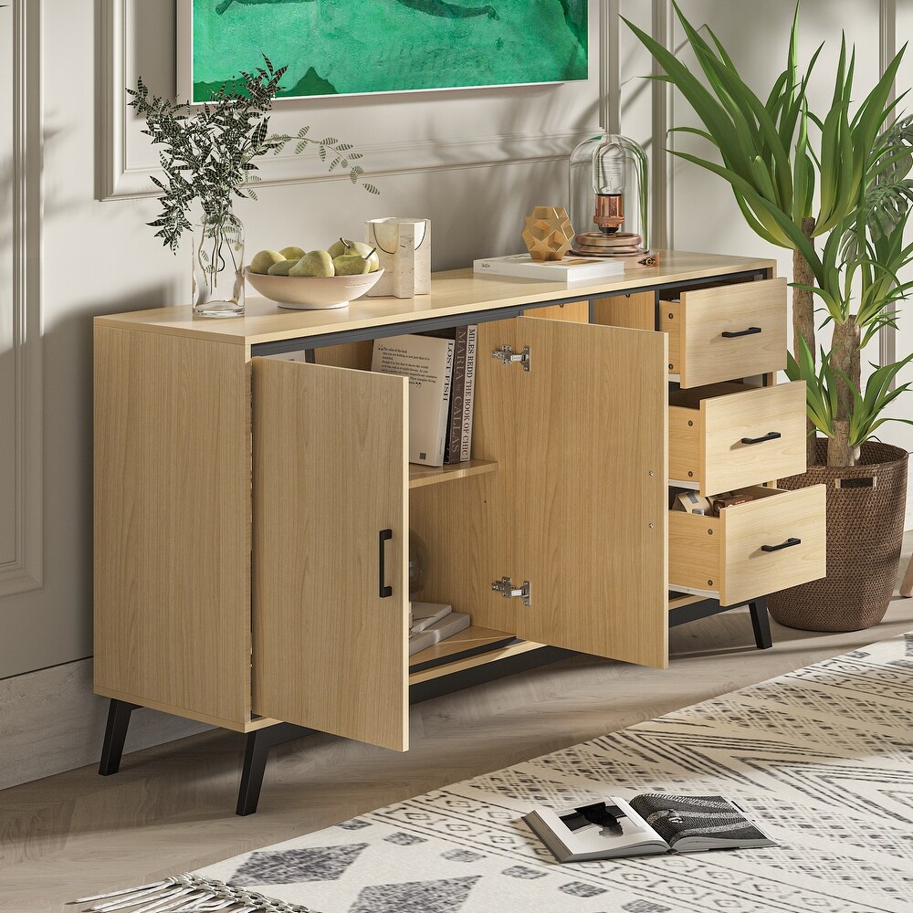 Large Versatile Buffet: Organize and Display with Elegance Dresser