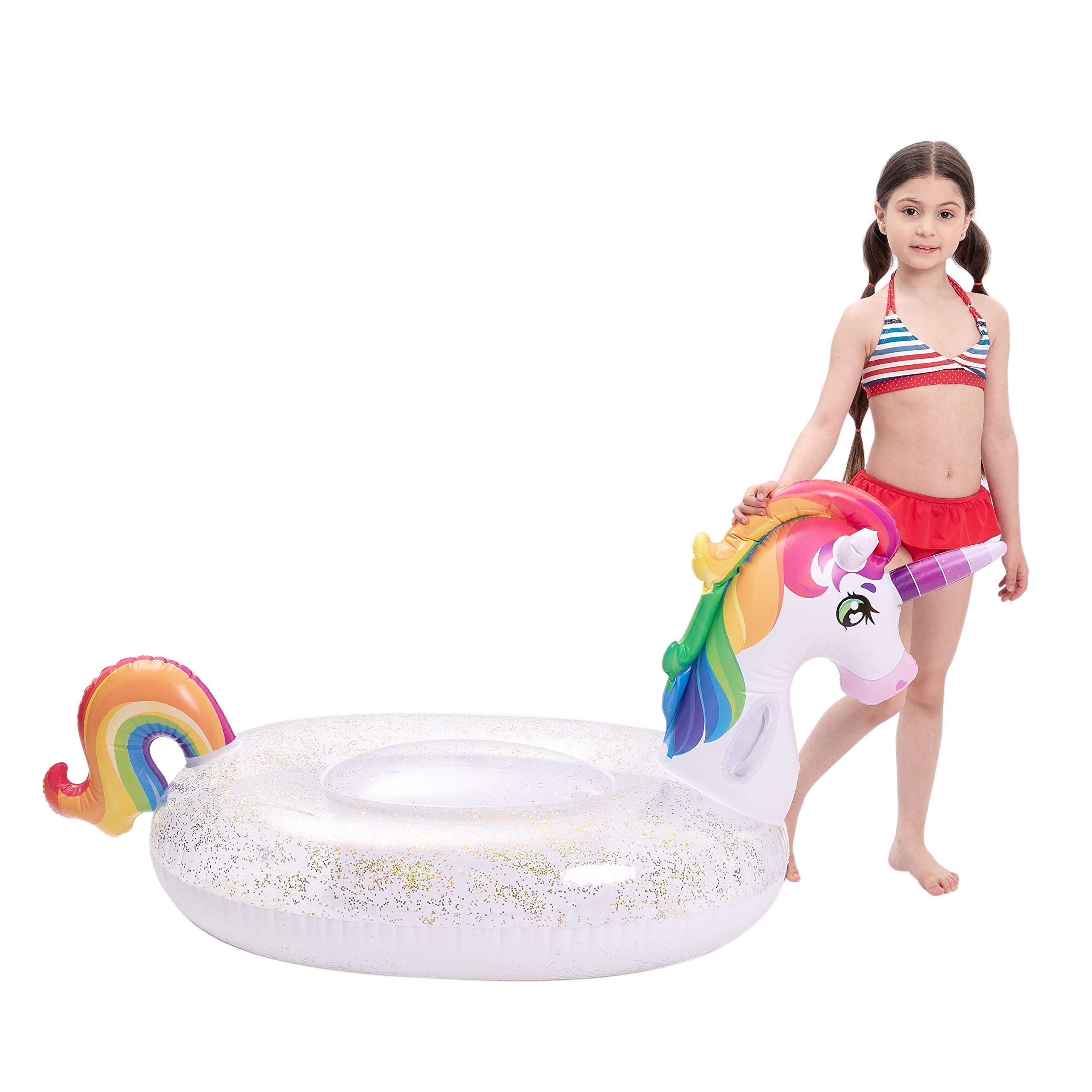 Clearance -  Unicorn with Glitters Pool Float