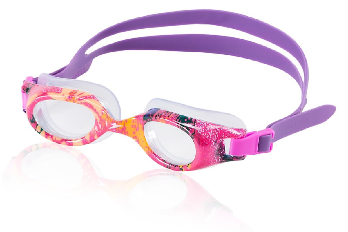 Speedo Jr. Hydrospex Recreation Swim Goggle, Pink