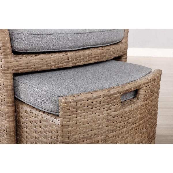 Kokoli AllWeather Wicker Conversation Set