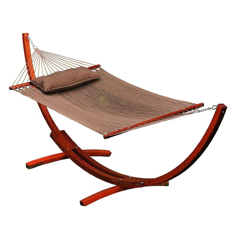 Algoma 12-ft. Arc Stand and Caribbean Hammock - Outdoor