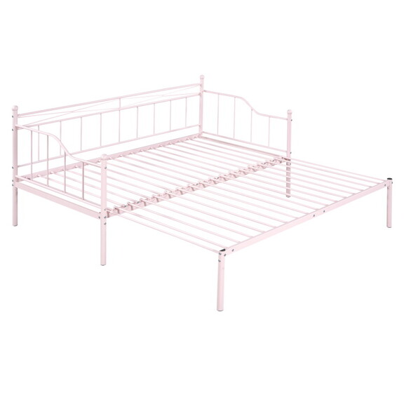 Twin Size Metal Daybed with Trundle  Daybed with S...