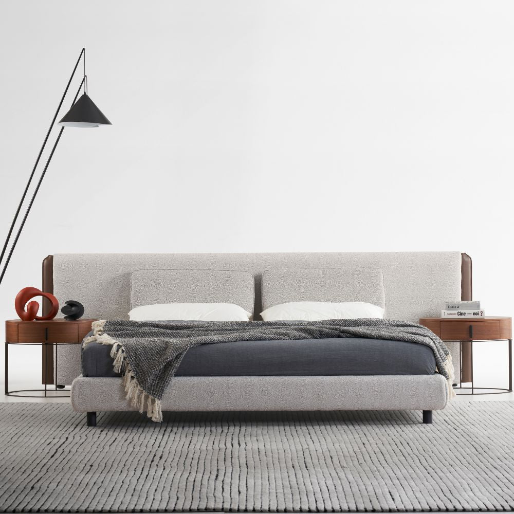 Gris Modern King Bed B013A