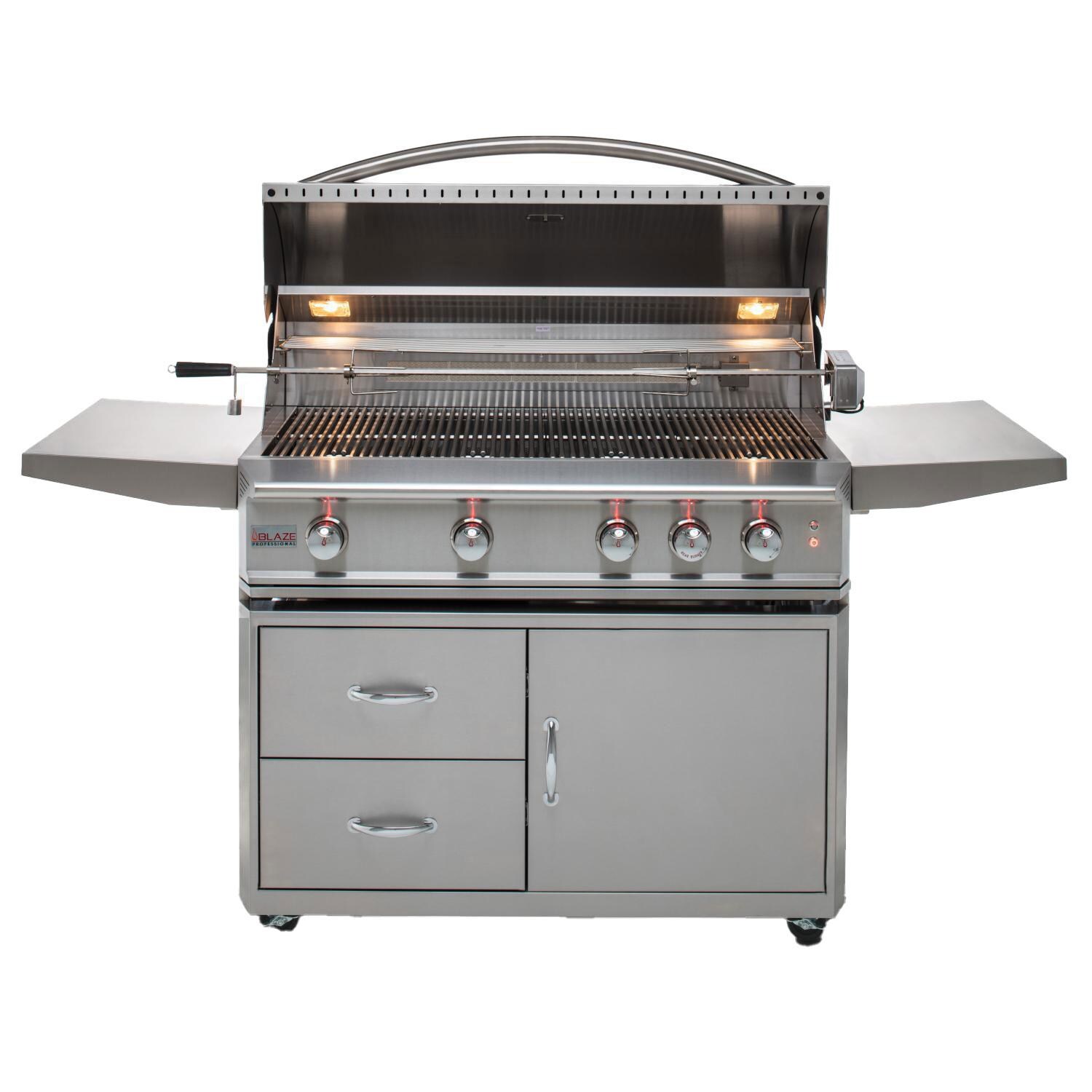 Blaze Professional LUX 44-Inch 4-Burner Natural Gas Grill With Rear Infrared Burner