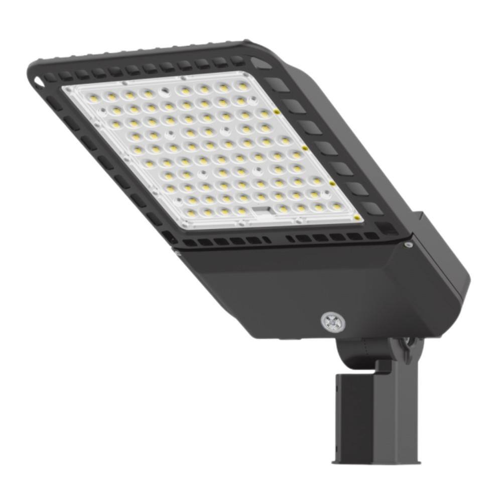 WYZM 1500-Watt Equivalent Integrated LED Bronze 300W Parking Lot Area LightSlip Fitter5500K White 39000Lumens Dusk to Dawn 300W Slip Fit-A