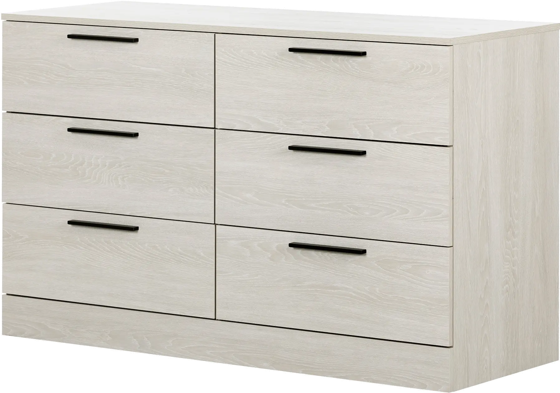 Winter Oak White Oak 6-Drawer Dresser - South Shore