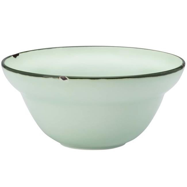 Oneida L2104009701 9 oz Tin Green Porcelain Cereal Bowl