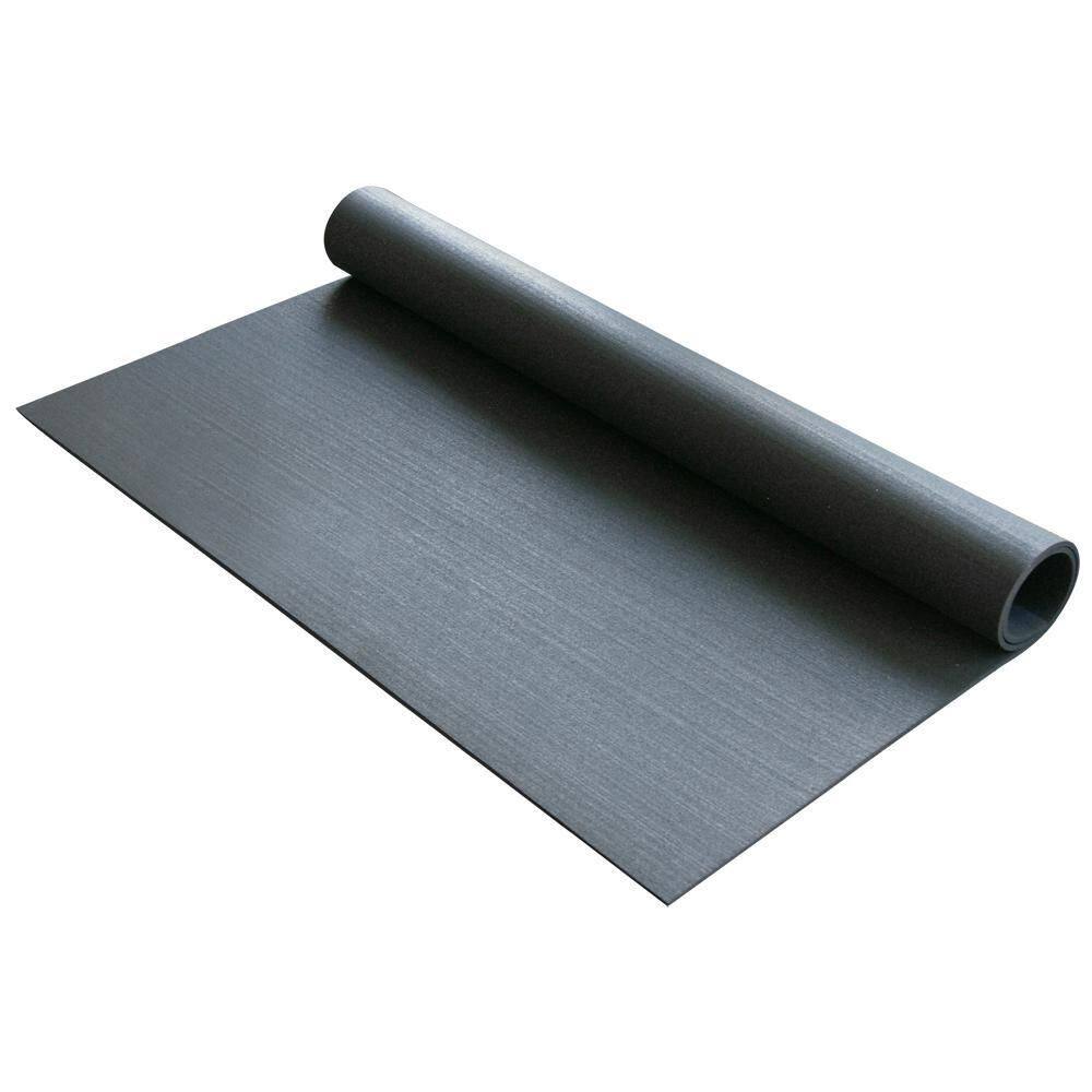 Rubber-Cal Elephant Bark Black 14 in. T x 48 in. W x 132 in. L Rubber Flooring (44 sq. ft.) 03_101_WAB_11