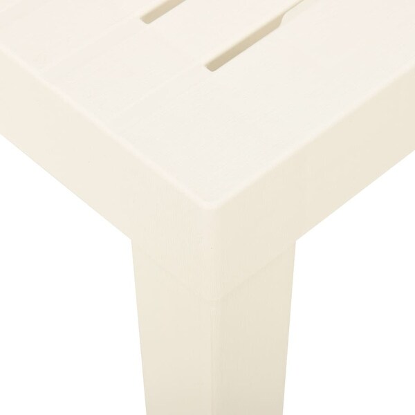 vidaXL Patio Table White 31.1