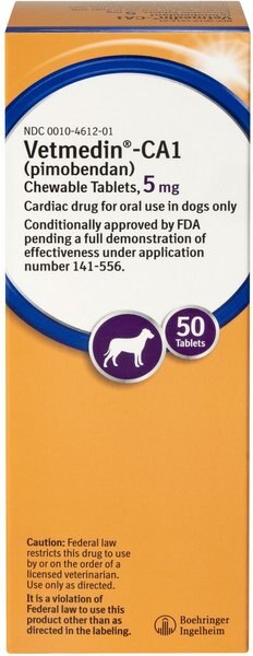 Vetmedin-CA1 (pimobendan) Chewable Tablets for Dogs