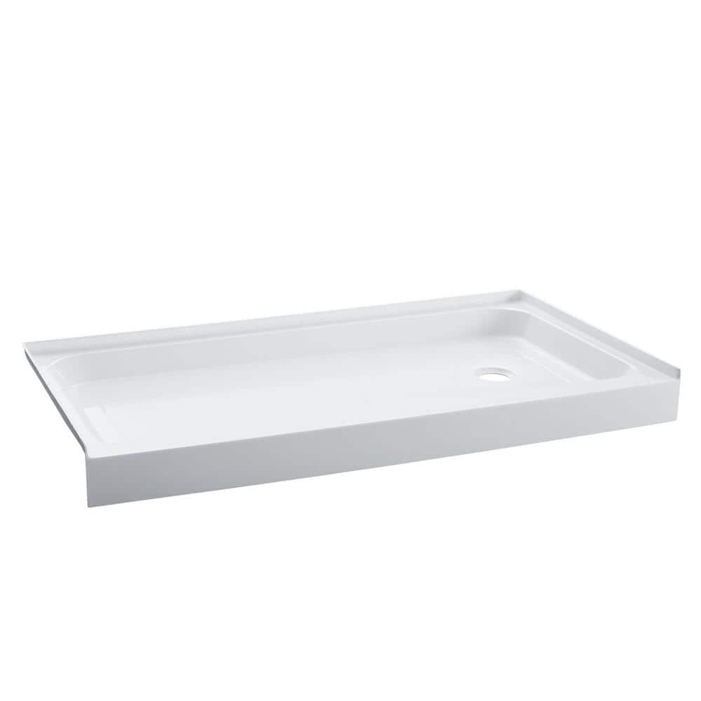 Swiss Madison Voltaire 36 in x 60 in Acrylic SingleThreshold RightHand Drain Shower Base in White