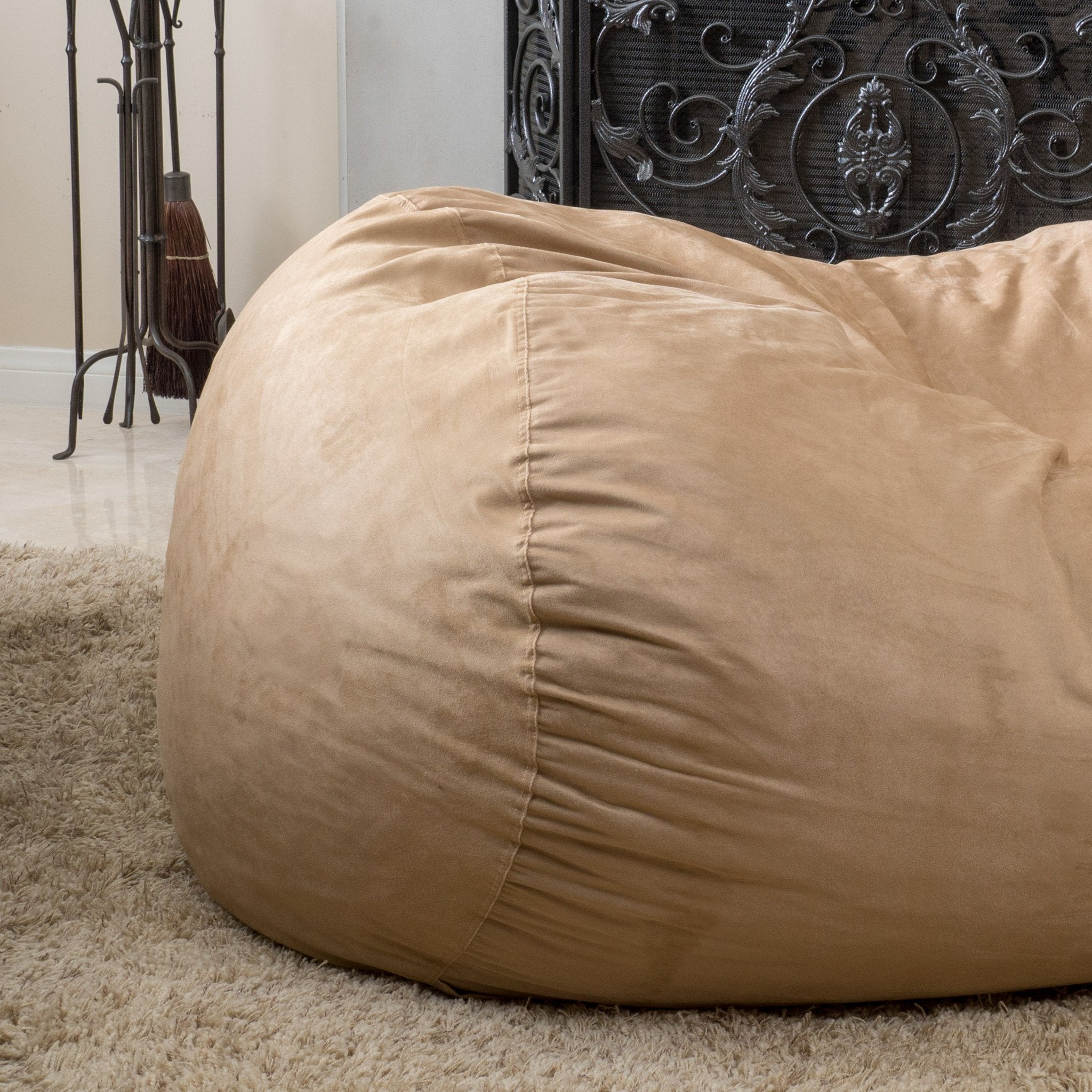 Barracuda Traditional 6.5 Foot Suede Bean Bag