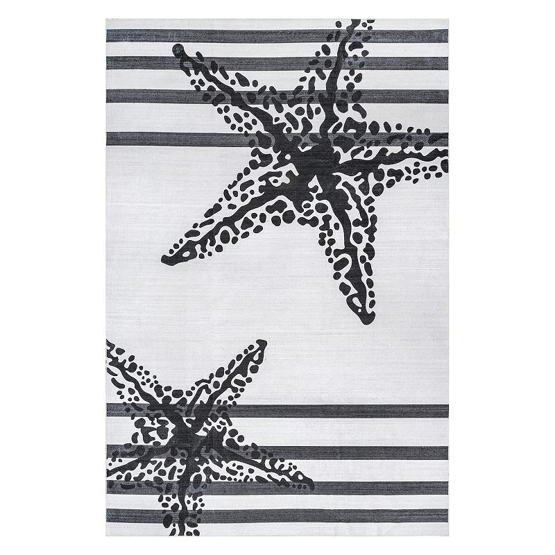 nuLoom Starfish Machine Washable Area Rug