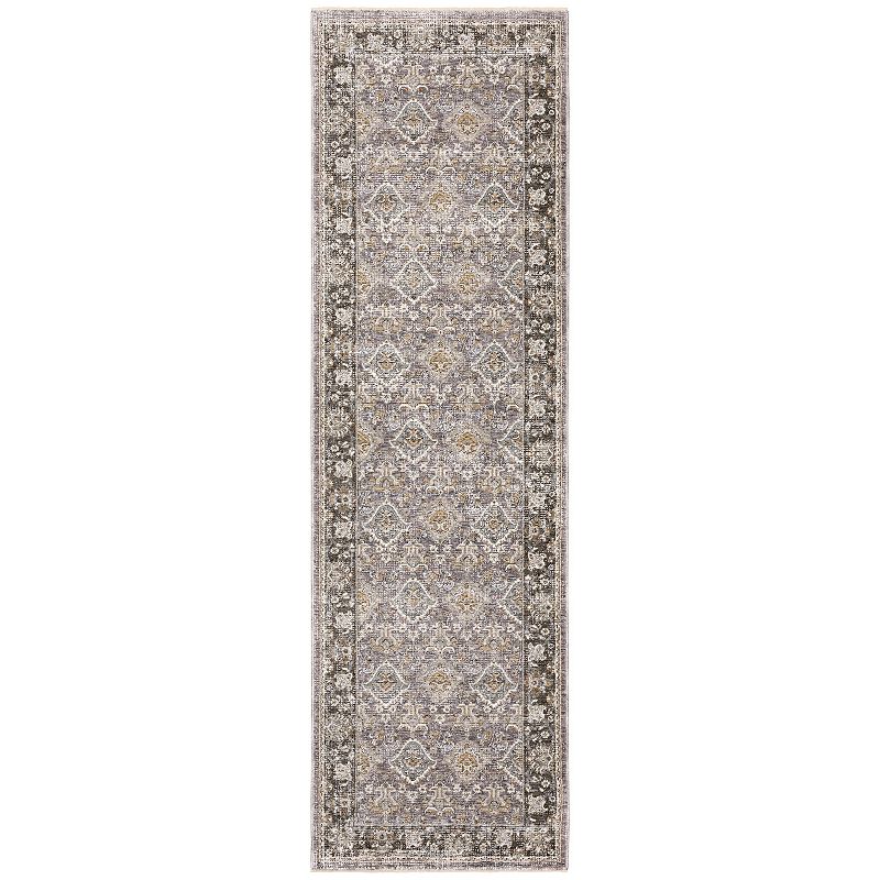 StyleHaven Mascotte Traditional Panel Fringed Area Rug