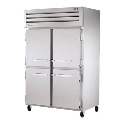 True STG2F-4HS Spec Series Reach-In Freezer - Four Solid Half Door， 48 Cu. Ft.， Hinged Right-Right