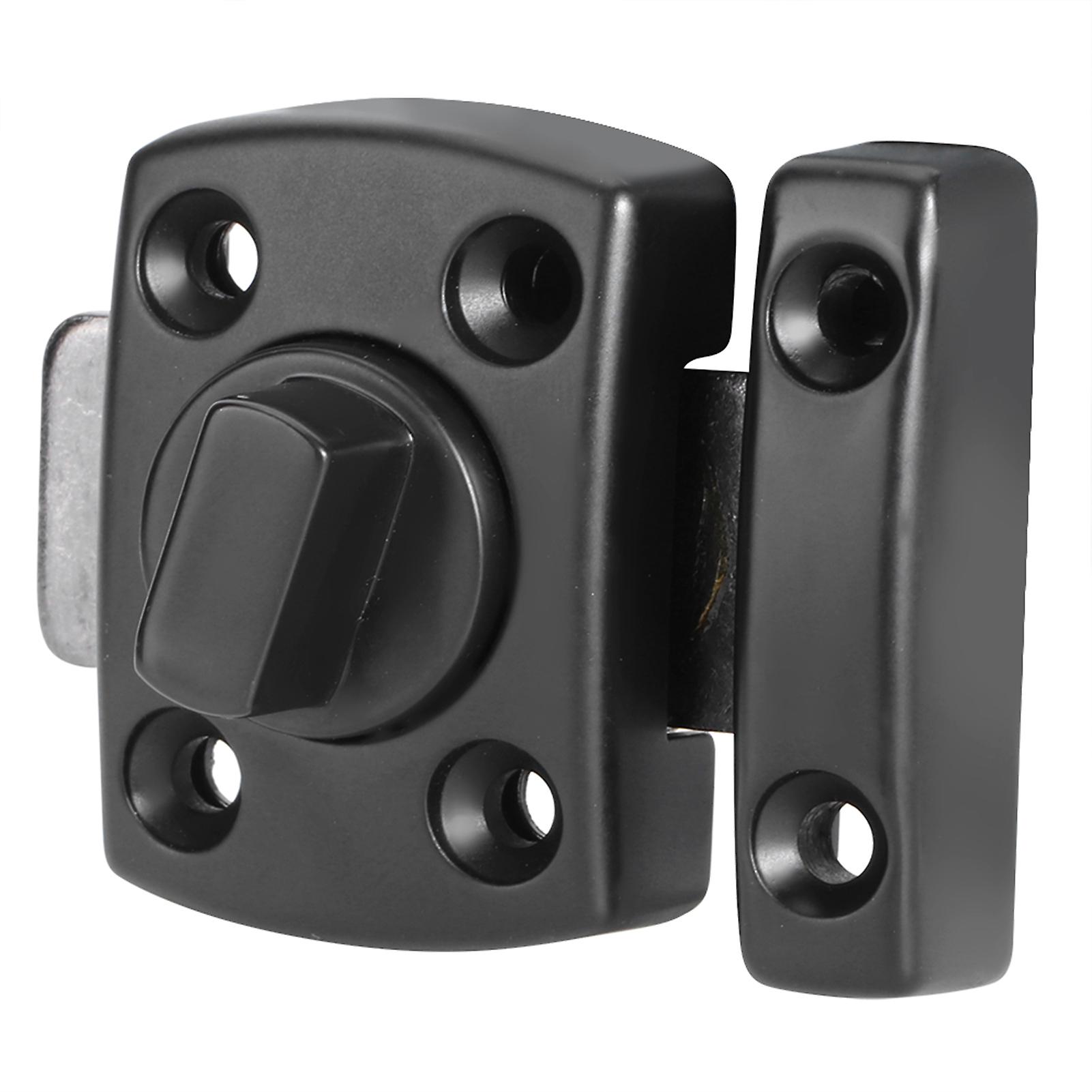 Door Latch Lock Household Security Special  Zinc Alloy For Door  Window Prevent Theft Lock Black