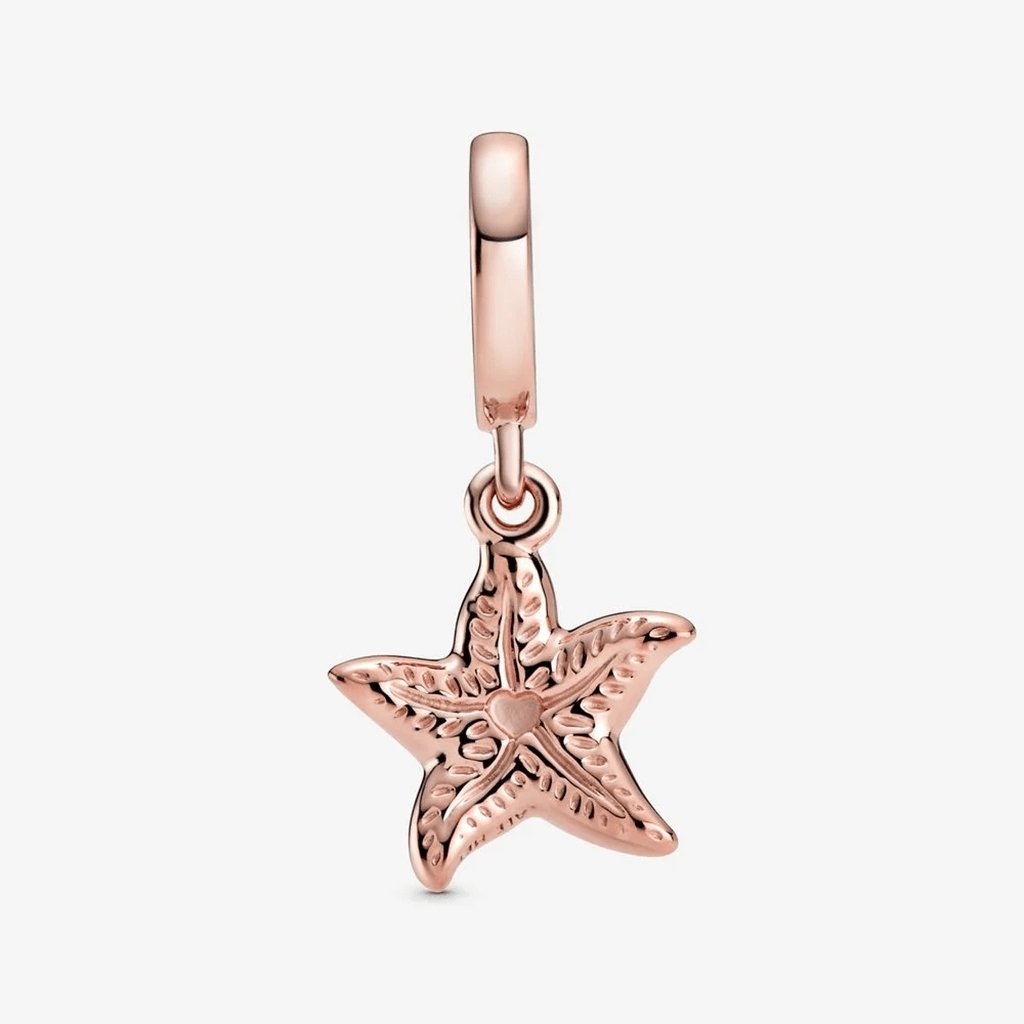 PANDORA  Sparkling Starfish Dangle Charm