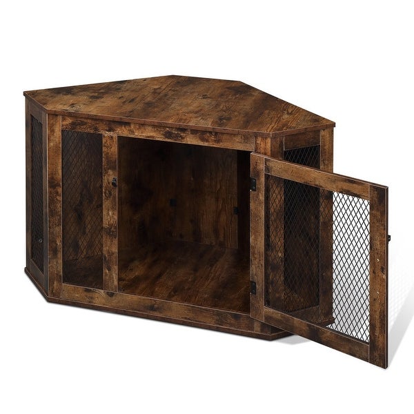 Furniture Corner Dog Crate