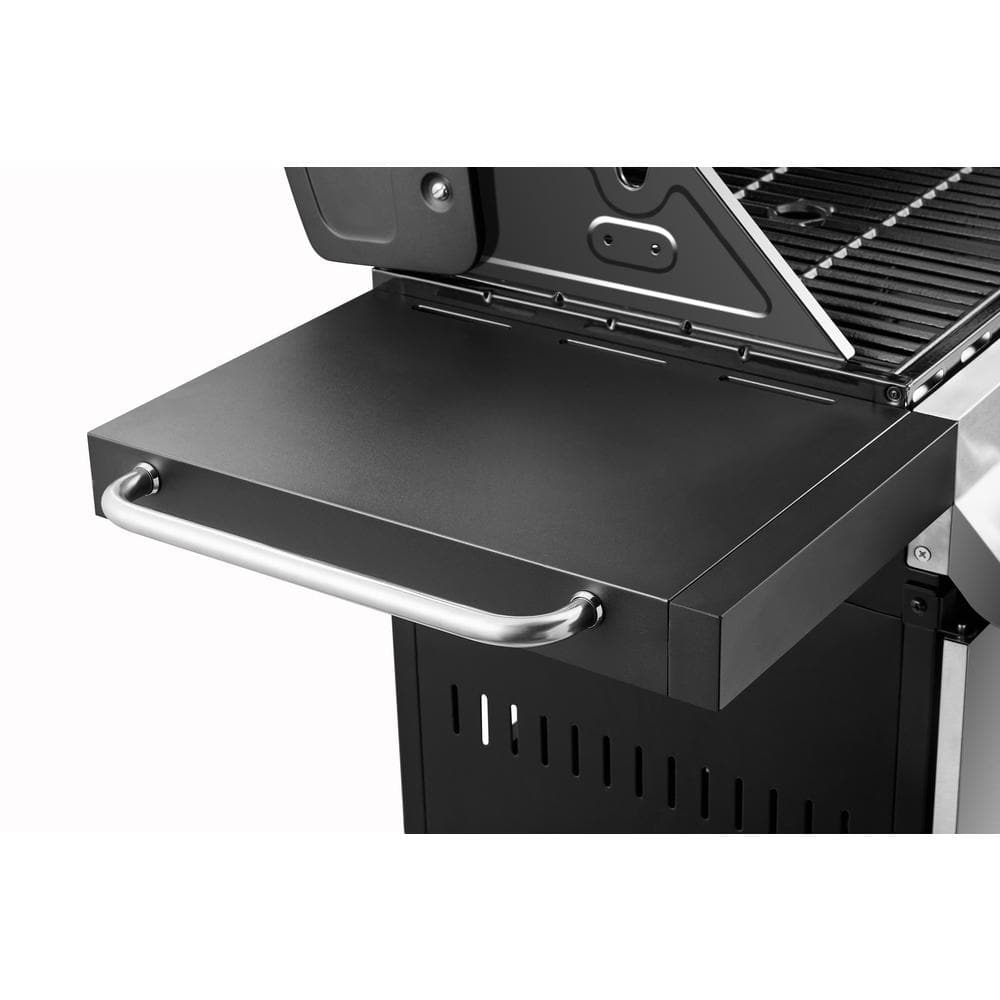 Dyna-Glo Premier 4-Burner Natural Gas Grill in Stainless Steel with Side Burner DGP483SSN-D