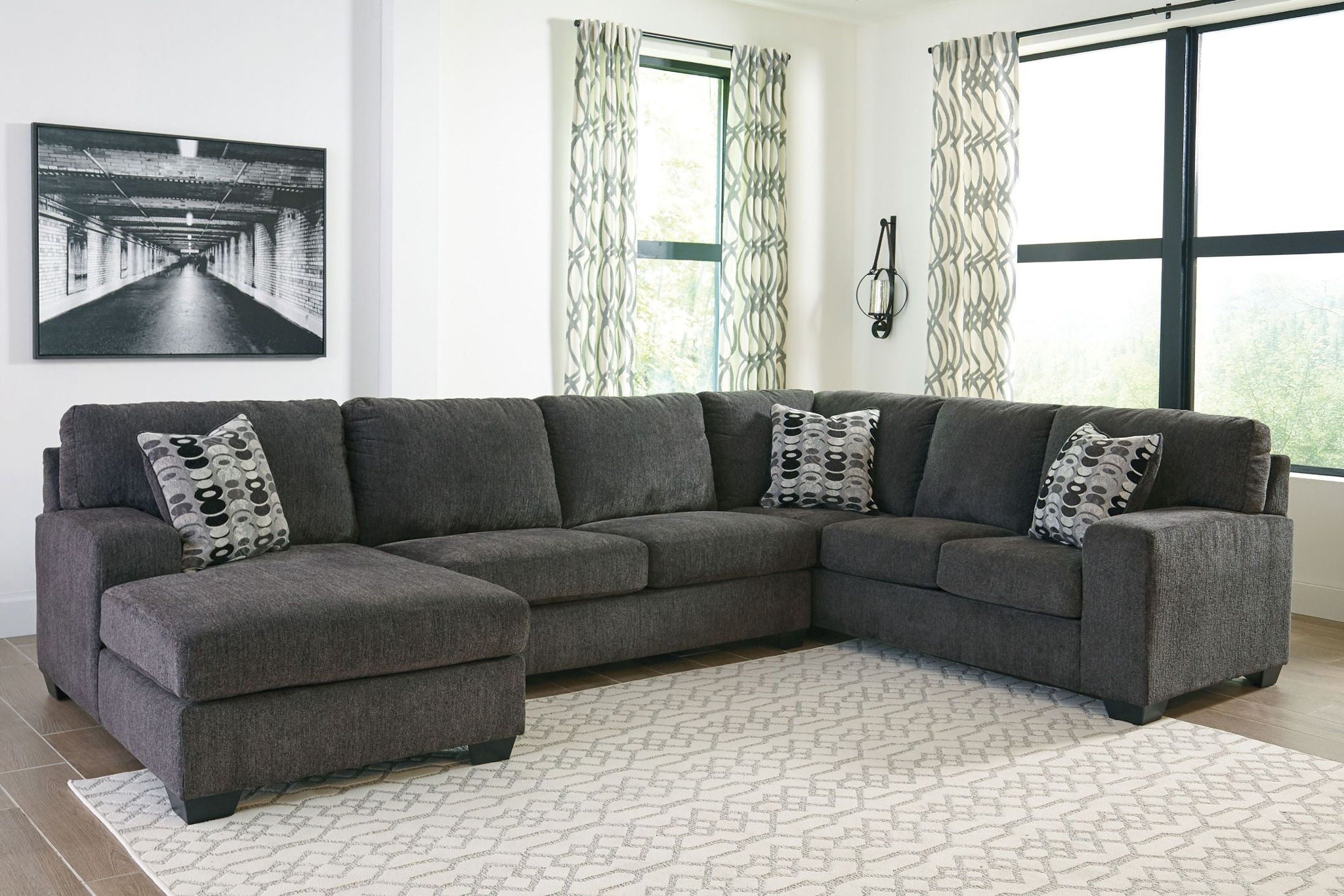 Ballinasloe 3 Piece Sectional with Chaise