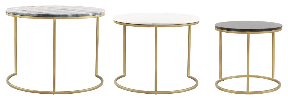 Franco Nesting Coffee Tables  Multicolor   Modern   Coffee Tables   by PARMA HOME  Houzz