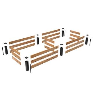 Outdoor Essentials Haven 2 ft. x 8 ft. Natural Cedar Raised Garden Bed (11 in. H) 472550