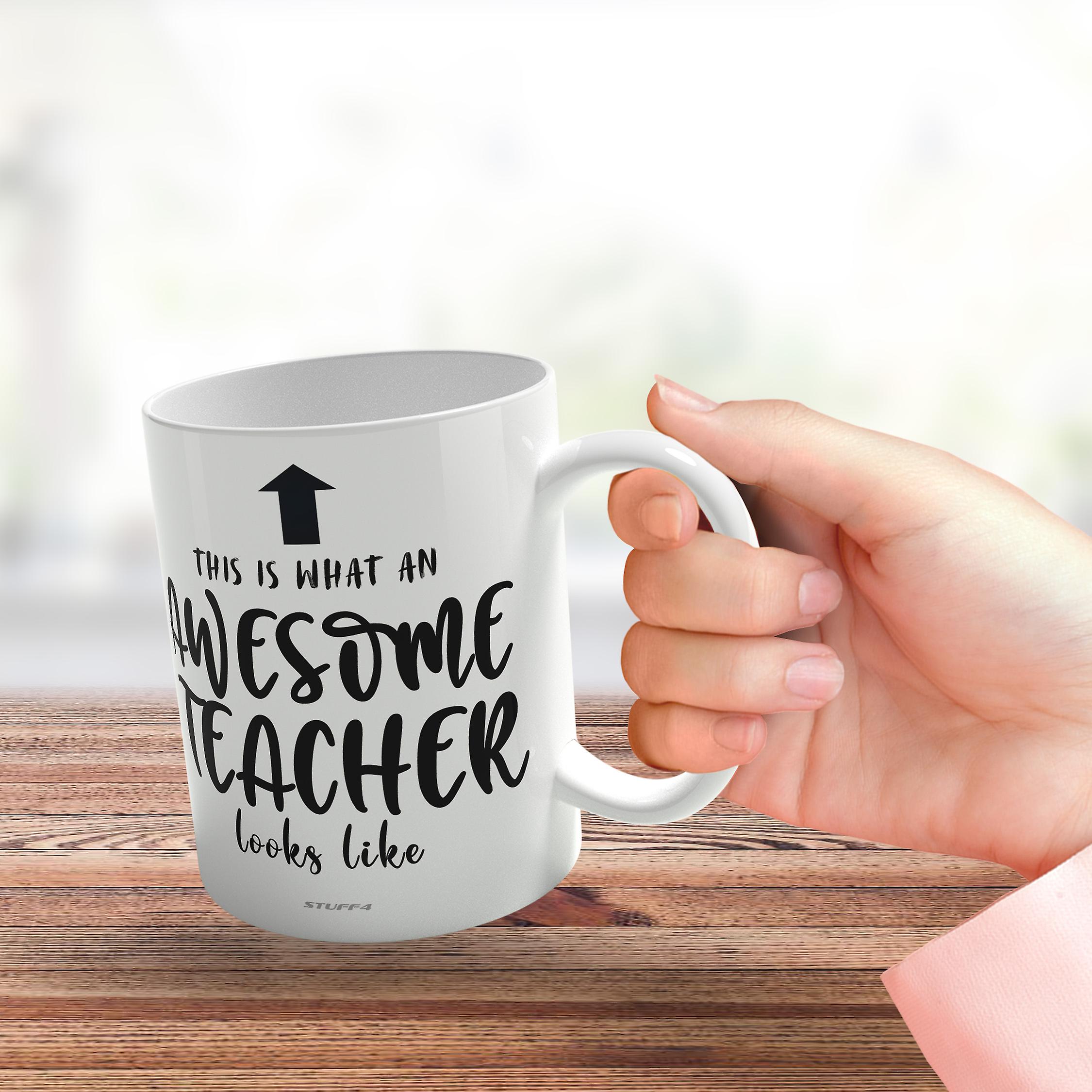 Awesome Teacher Mug Gifts 11oz Ceramic Dishwasher Safe Premium Mugs Gift For A Teacher Best Teacher Gifts Great Teacher Gifts By Stuff4