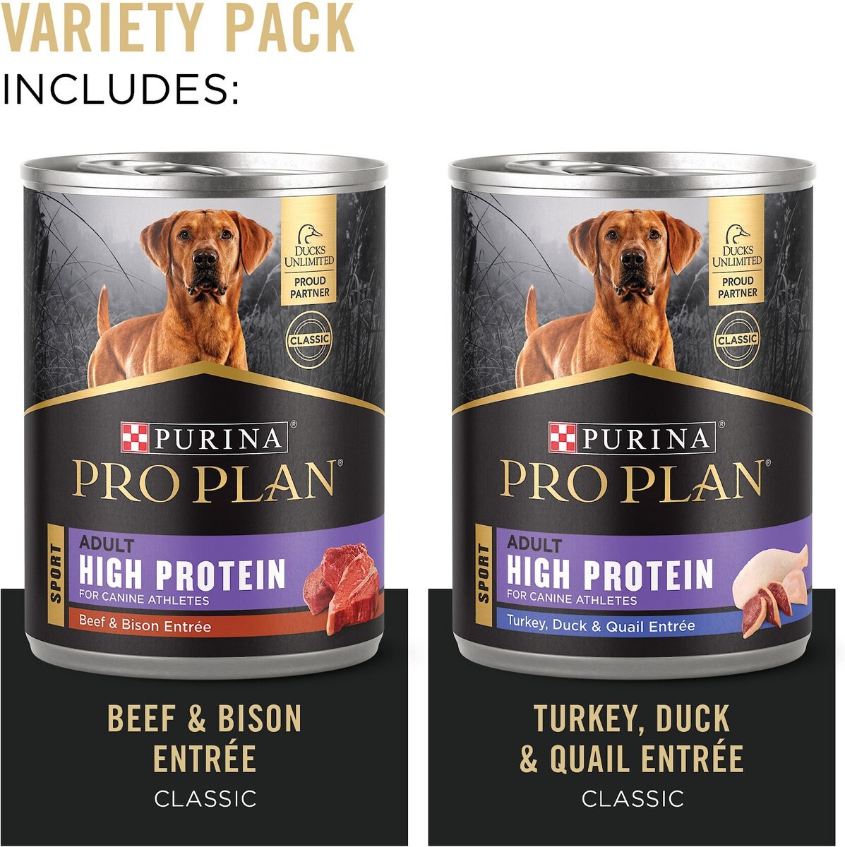 Purina Pro Plan Sport High Protein Variety Pack Wet Dog Food