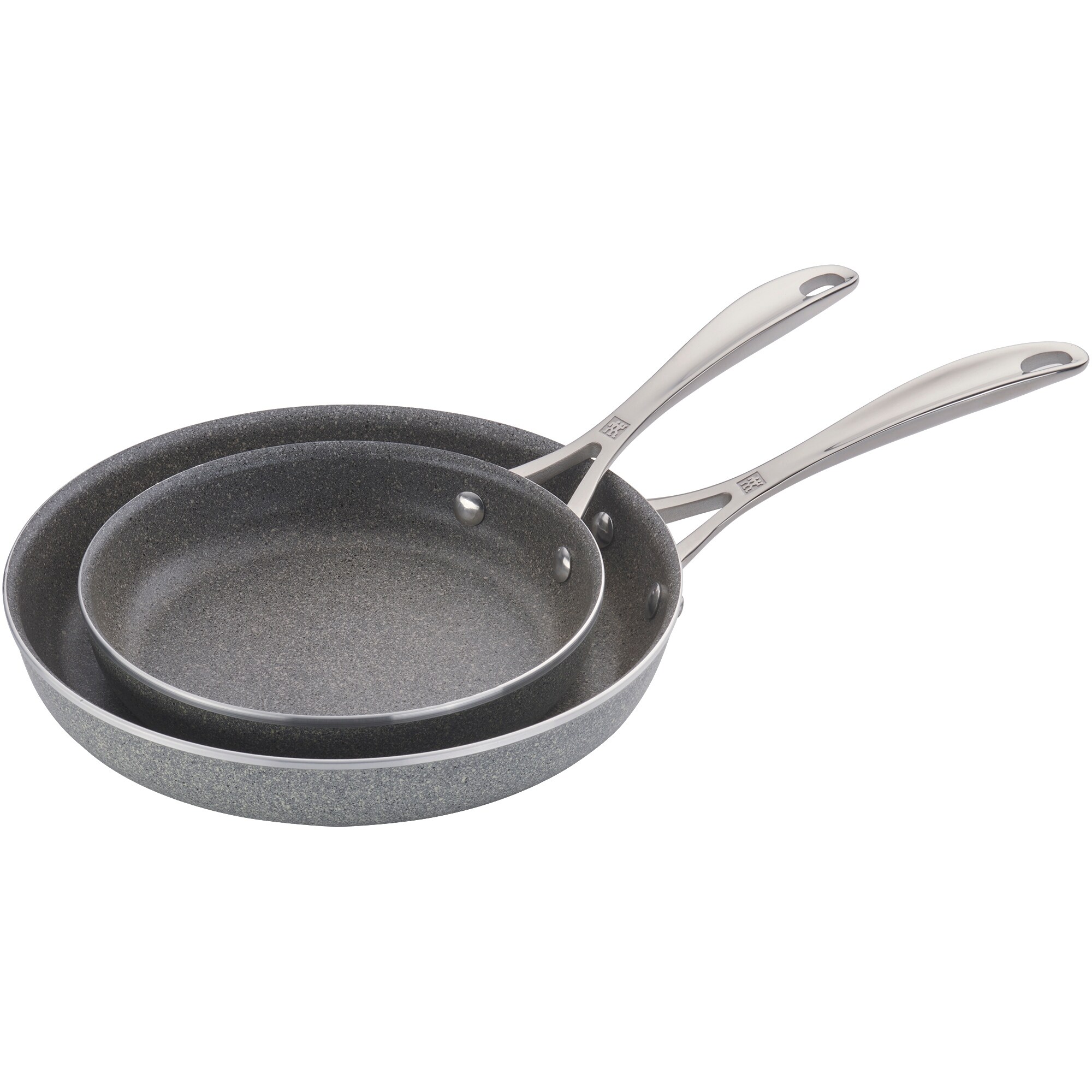 ZWILLING Vitale 2-pc Aluminum Nonstick Fry Pan Set - Gray