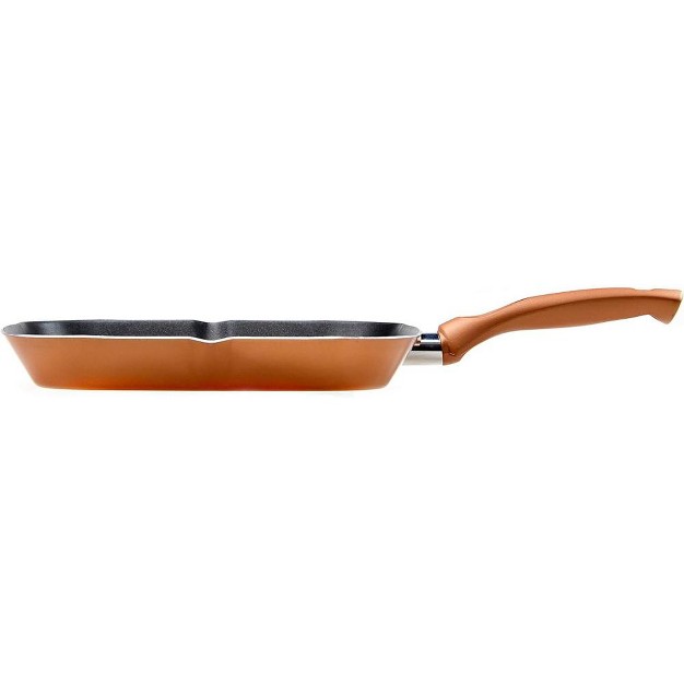 Ravelli Italia Linea 20 11 inch Non stick Copper Grill Pan