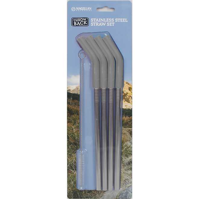 Magellan Outdoors Reusable Straw Set