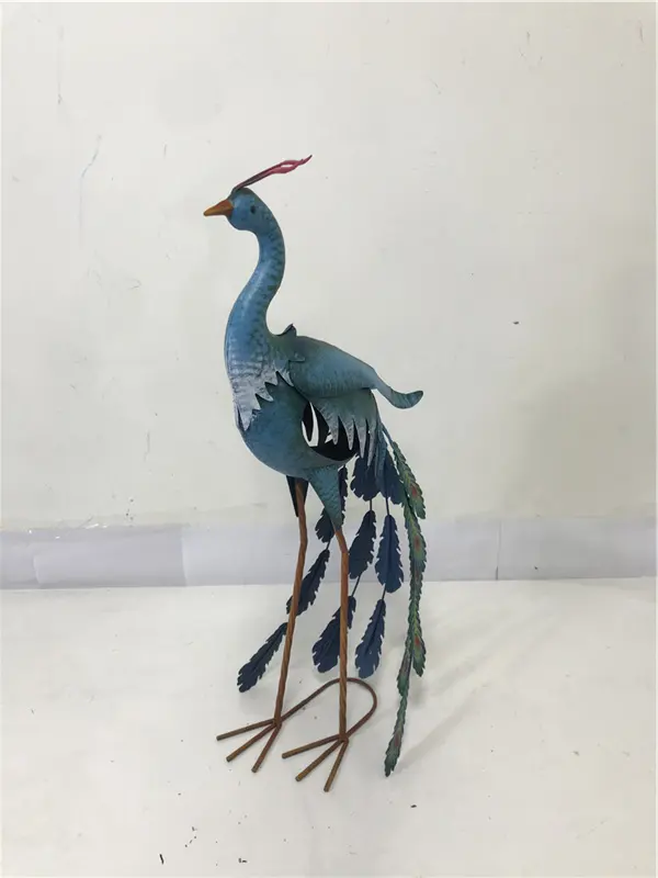 Metal  Bird Other Garden Ornaments Standing Animal Outdoor Garden Sculpture Decoration Supplies Yard Lawn