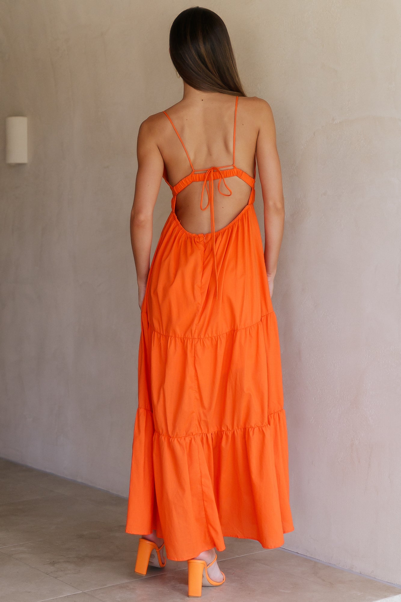 So Loveable Maxi Dress Orange