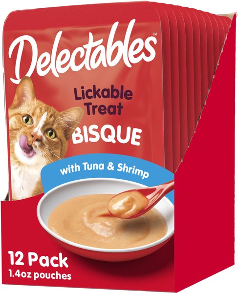 Hartz Delectables Bisque Tuna and Shrimp Lickable Cat Treat