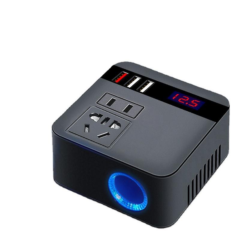 Car Power Inverter 12v/24v 220v 150w Cigarette Lighter Power Supply Inverter Adapter With Usb Charger Fast Charging Converter