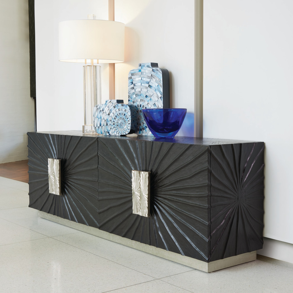 Pleated Mediumia Cabinet   Contemporary   Entertainment Centers And Tv Stands   by HedgeApple  Houzz