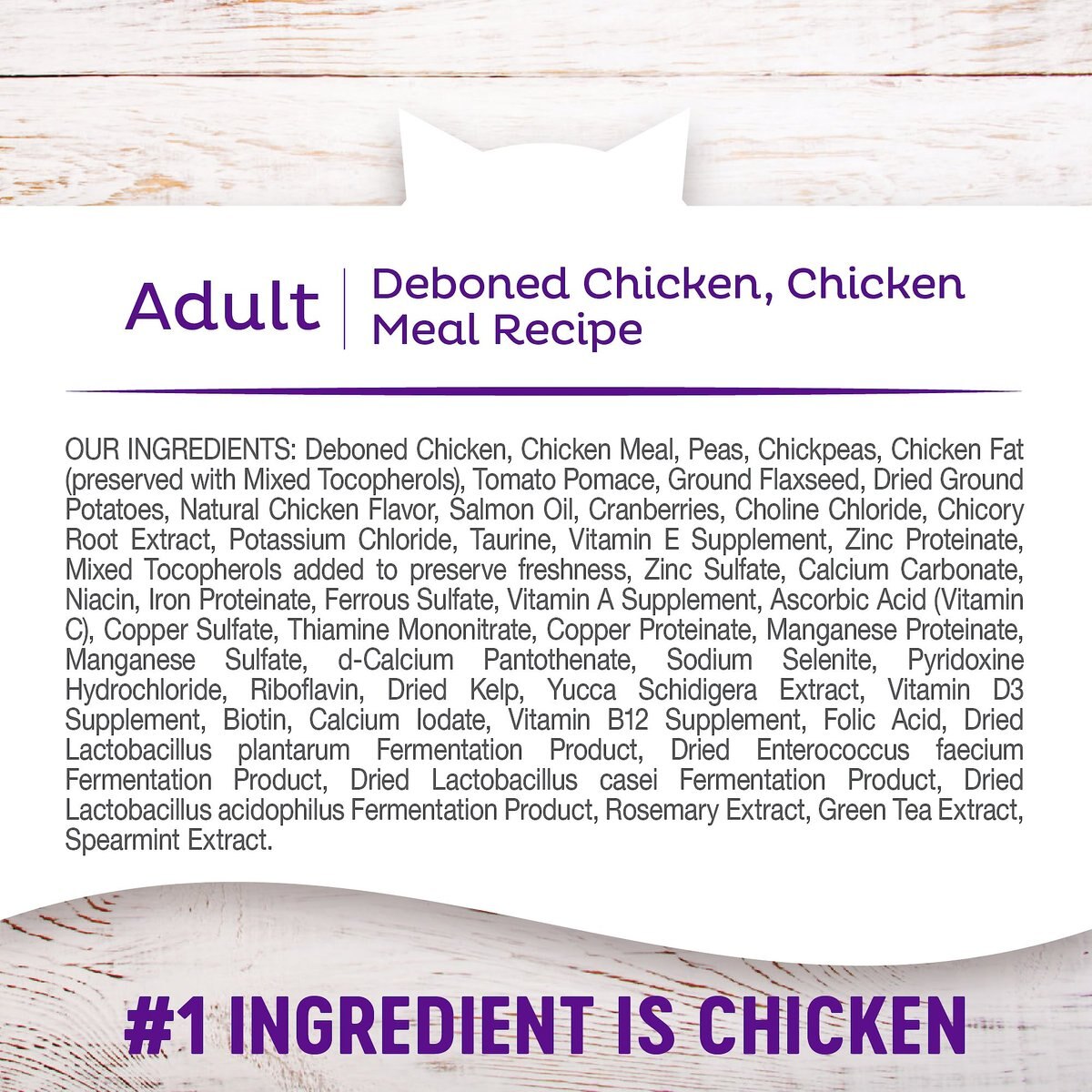 Wellness Complete Health Natural Grain-Free Deboned Chicken and Chicken Meal Dry Cat Food