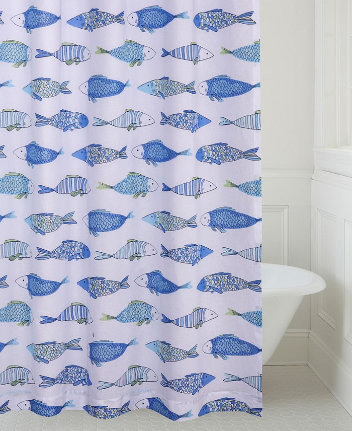 Levtex Catalina Fish Shower Curtain 72 x 72