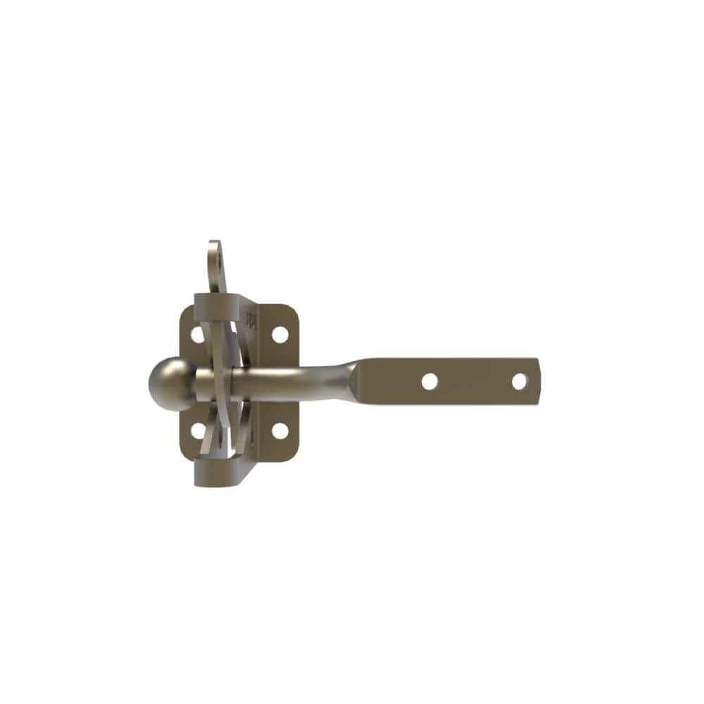 Barrette Outdoor Living 4.562 in. x 2.312 in. Steel Light Bronze Gravity Latch 73025493