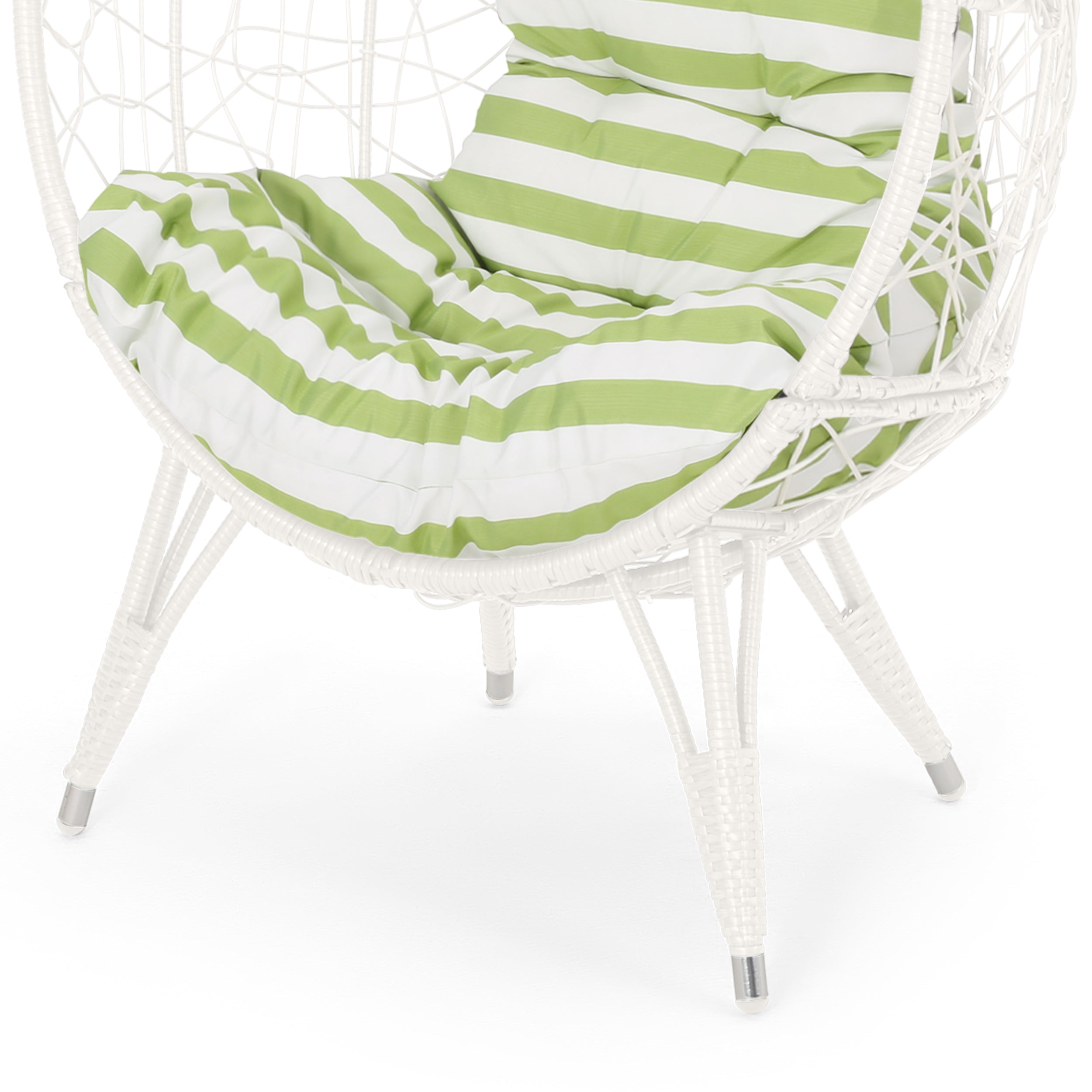 Hendryx Outdoor Freestanding Wicker Teardrop / Egg Chair