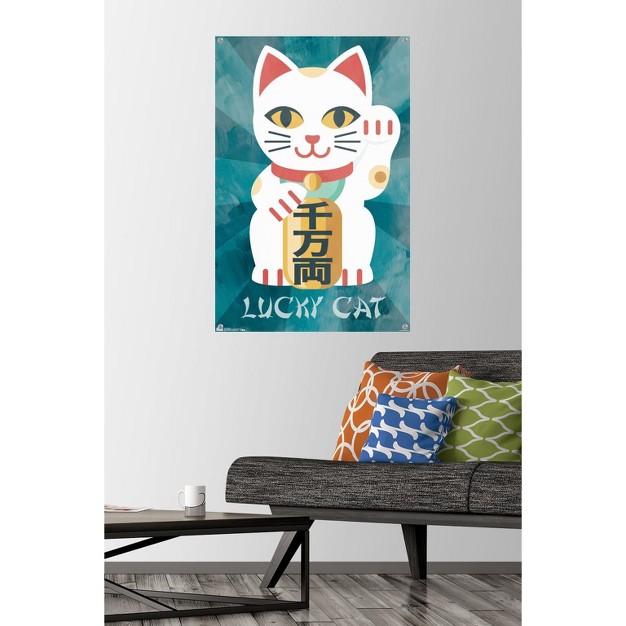 Trends International Lucky Cat Unframed Wall Poster Prints