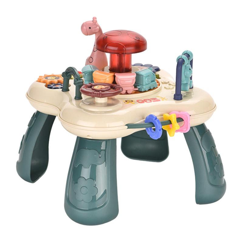 Educational Baby Activity Table Toys Battery Powered for Infants Birthday Gifts 18+ Months