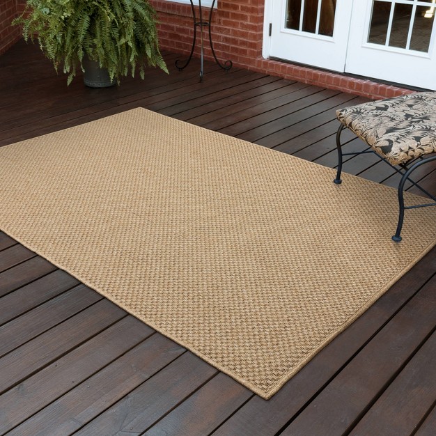 Keaton Basket Weave Patio Rug