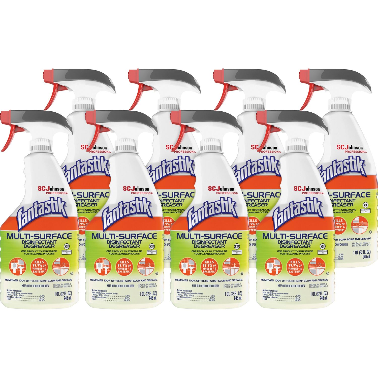 Fantastik Disinfectant Degreaser Spray by S. C. Johnson and Son， Inc SJN311836CT