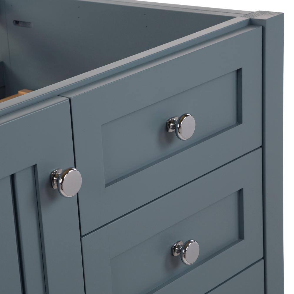 Home Decorators Collection Lanceton 36 in. W x 22 in. D x 34 in. H Bath Vanity Cabinet Only in Sage LT36-SE