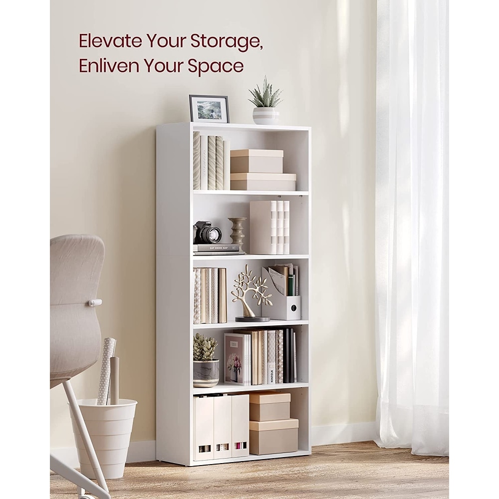 VASAGLE Bookshelf  5 Tier Open Bookcase