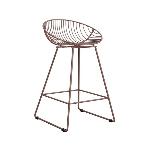 CosmoLiving by Cosmopolitan Ellis 24 inch Metal Counter Height Bar Stool